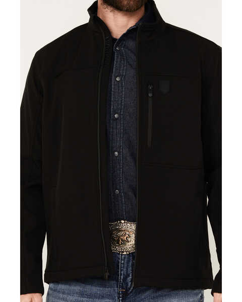 RANK 45® Men's Richwood Softshell Jacket - Tall , Black, hi-res