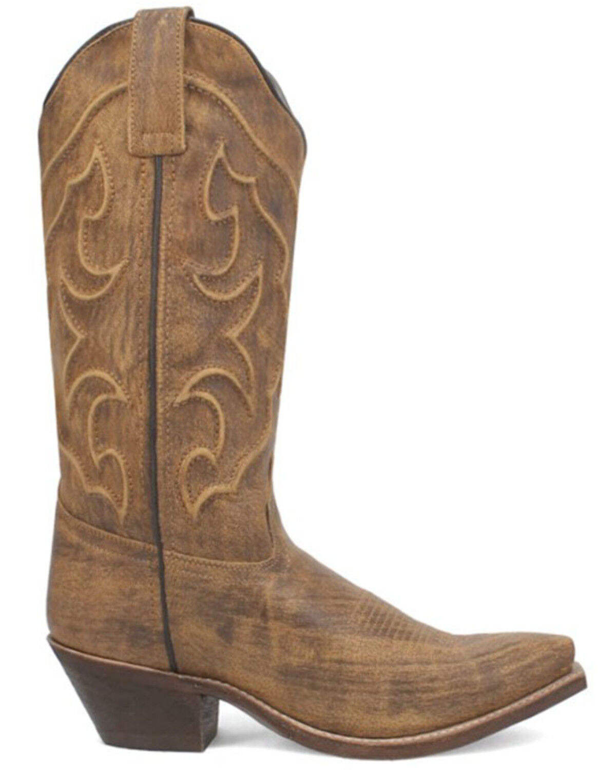 Image #2 - Laredo Women's Reva Western Boots - Snip Toe, Honey, hi-res