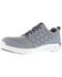 Image #2 - Reebok Men's Mesh Athletic Oxfords - Alloy Toe, Grey, hi-res