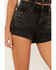 Image #2 - Idyllwind Women's Delrose Drive High Rise Studded Stretch Denim Shorts, Black, hi-res