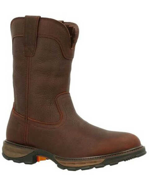 Durango Men's Maverick XP Waterproof Western Work Boots - Soft Toe, Brown, hi-res