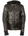 Image #1 - Milwaukee Leather Women's 3/4 Leather Jacket With Reflective Tribal Detail - 4X, , hi-res
