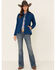 Image #2 - Ariat Women's Blue Team Logo Softshell Jacket , , hi-res