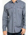 Image #4 - Ariat Men's Steel Rebar Made Tough Durastretch Long Sleeve Work Shirt, Steel, hi-res