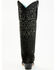 Image #5 - Corral Women's Crystal Embroidered Tall Western Boots - Snip Toe , Black, hi-res
