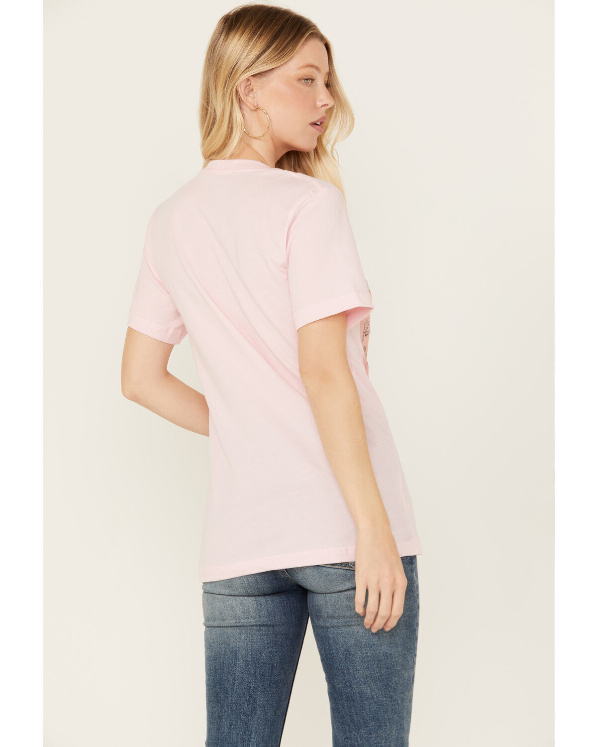 Image #4 - Gina Tees Women's Flamingo Trailer Short Sleeve Graphic Tee, Pink, hi-res
