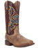 Dan Post Men's Rocksprings Western Performance Boots - Square Toe, Brown, hi-res