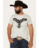 Image #1 - Cody James Men's Flight Short Sleeve Graphic T-Shirt, Silver, hi-res