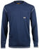 Image #1 - Ariat Men's Rebar Crew Long Sleeve Work Shirt, Navy, hi-res