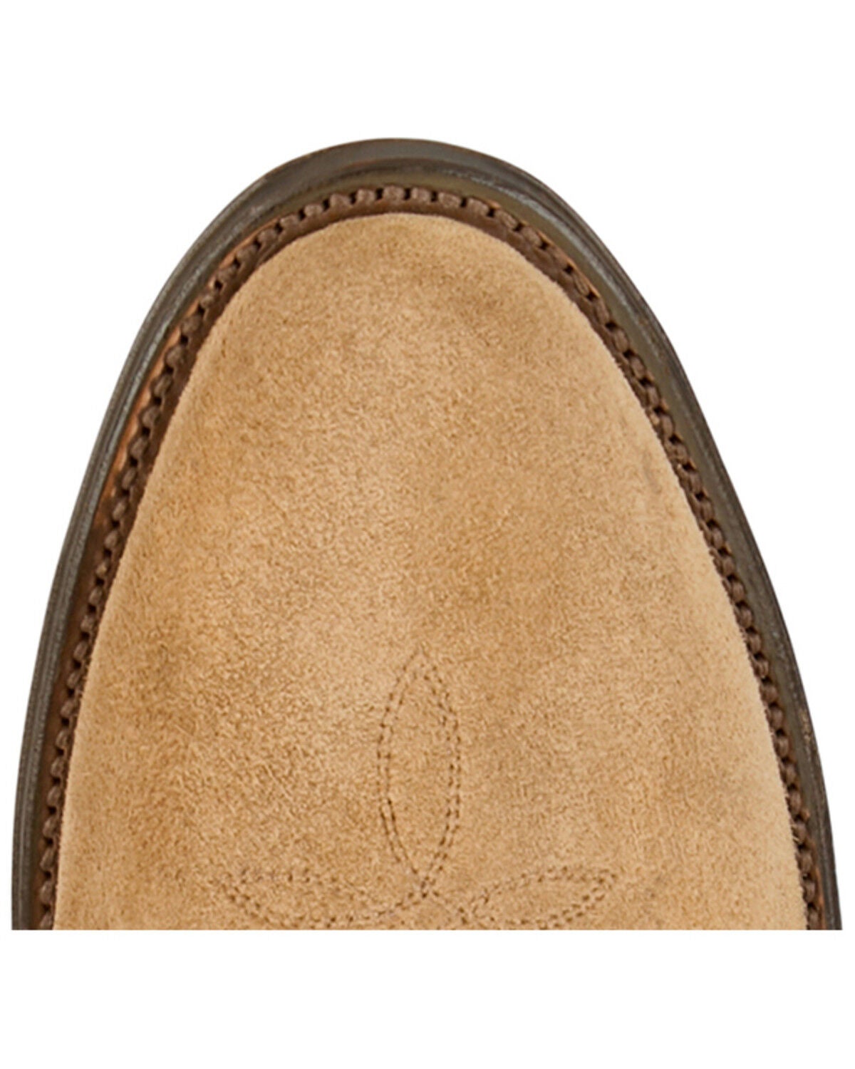 Image #6 - Tony Lama Men's Plano Suede Western Boots - Round Toe, Tan, hi-res