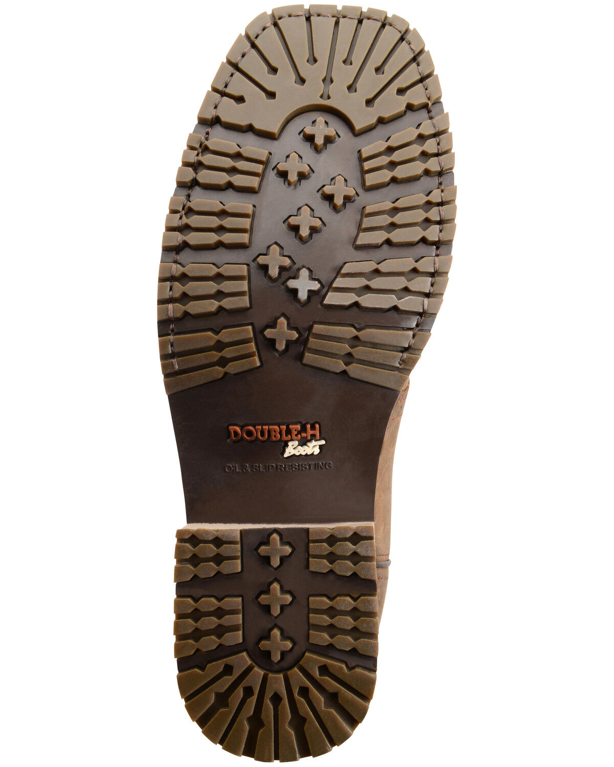 Image #7 - Double H Men's Ice Roper Waterproof Western Work Boots - Composite Toe, Brown, hi-res