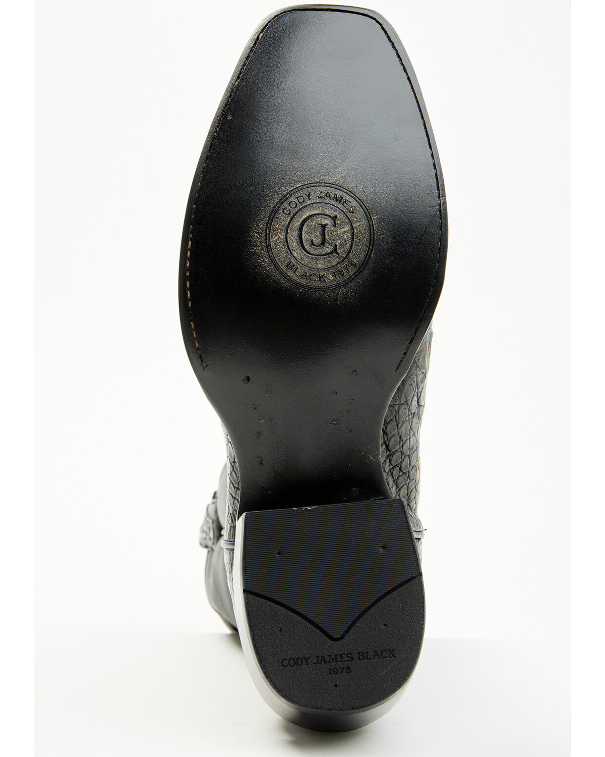 Image #7 - Cody James Black 1978® Men's Mason Exotic Caiman Belly Western Boots - Square Toe, Black, hi-res