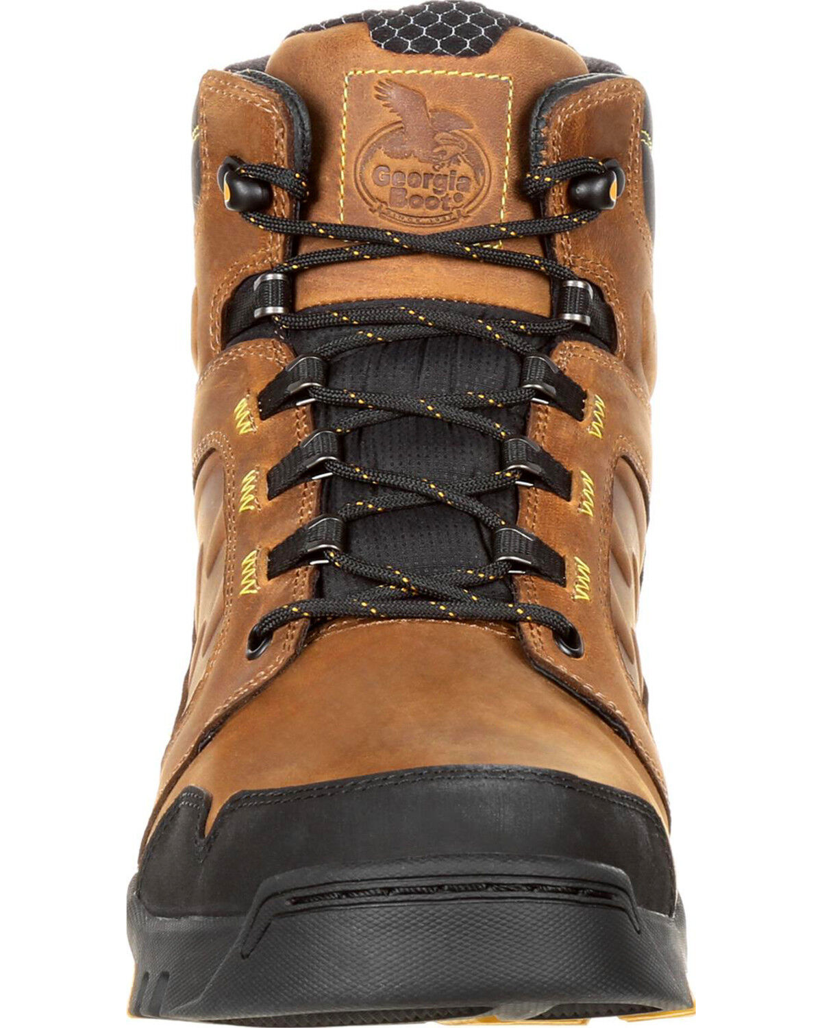 Image #4 - Georgia Boot Men's Amplitude Waterproof Work Boots - Soft Toe, Brown, hi-res