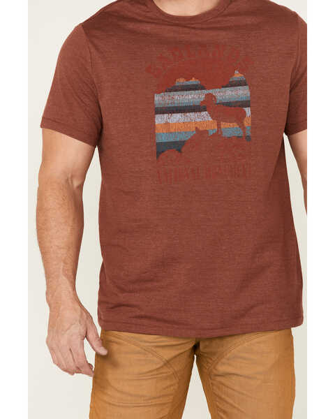 Image #3 - Brothers and Sons Men's Badlands National Monument Graphic Red Short Sleeve T-Shirt , Red, hi-res