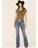 Shyanne Women's In Booze We Trust Graphic Short Sleeve Tee , Olive, hi-res