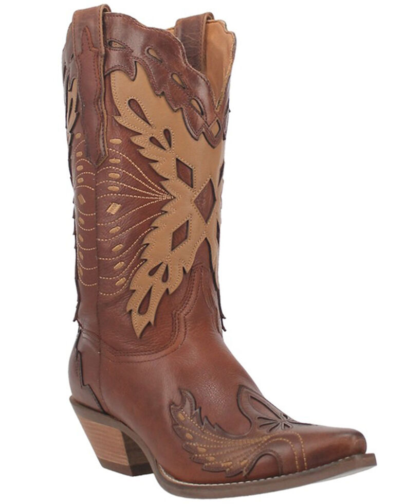 Dingo Women's Monterey Western Boots - Snip Toe, Brown, hi-res