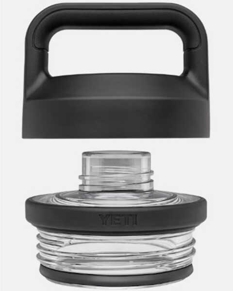 Image #3 - Yeti Rambler® 18oz Water Bottle with Chug Cap , Black, hi-res