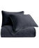 Image #2 - HiEnd Accents Navy Stonewashed Cotton & Velvet 3-Piece King Quilt Set, Navy, hi-res