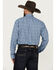 Image #4 - George Strait by Wrangler Men's Paisley Print Long Sleeve Button-Down Western Shirt, Blue, hi-res