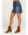 Image #3 - Stetson Women's Star Denim Skirt, Blue, hi-res