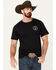 Image #2 - Cowboy Hardware Men's Hecho En Mexico Short Sleeve Graphic T-Shirt, Black, hi-res
