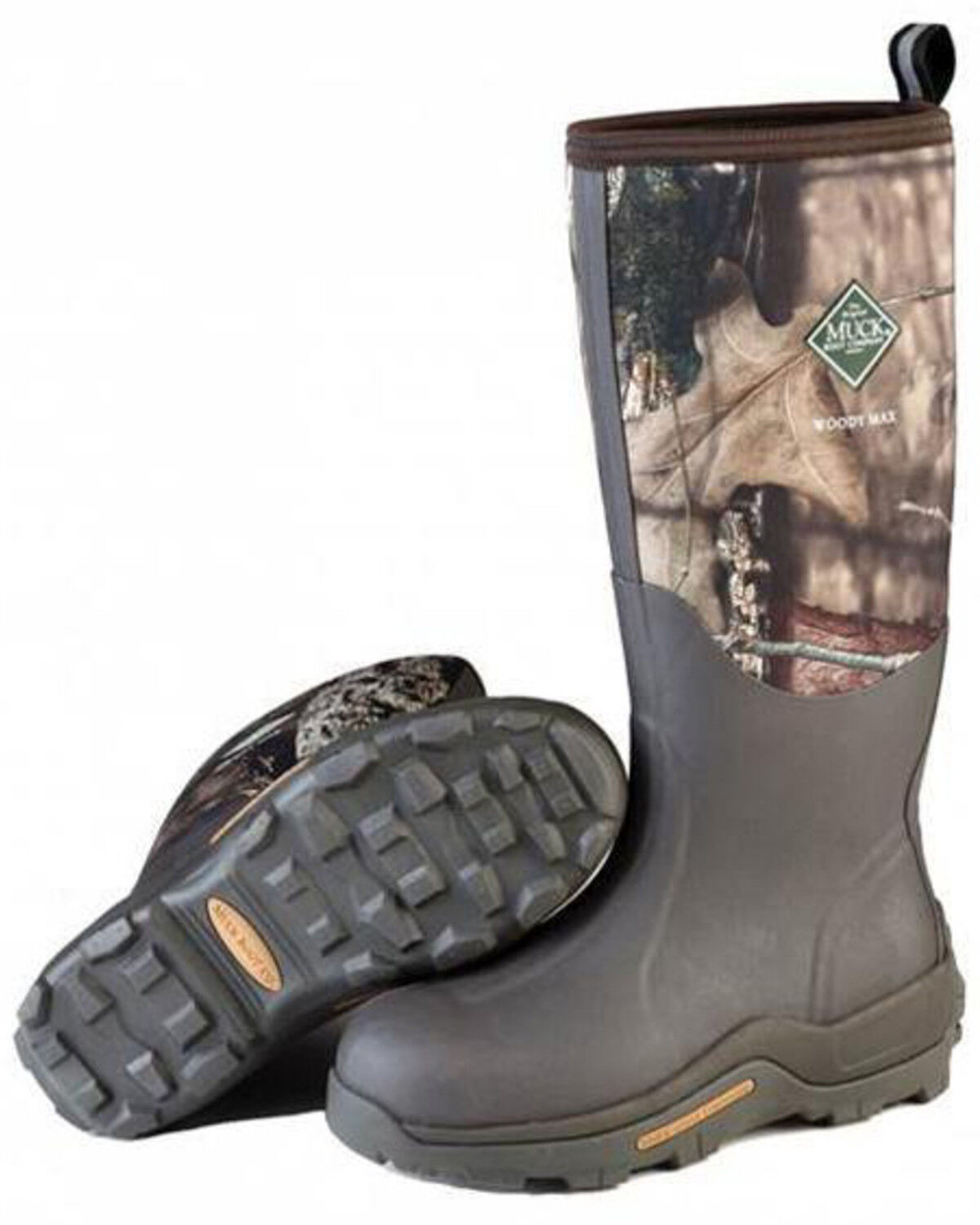 Image #1 - Muck Boots Men's Woody Max Rubber Hunting Boots - Round Toe, Camouflage, hi-res