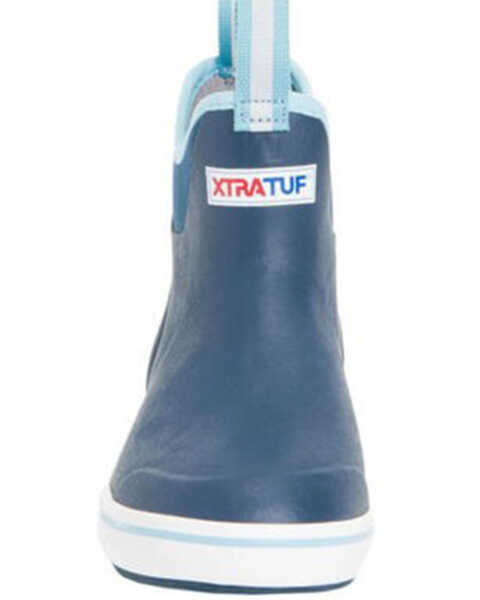 Image #4 - Xtratuf Women's 6" Ankle Deck Boots - Round Toe , Navy, hi-res