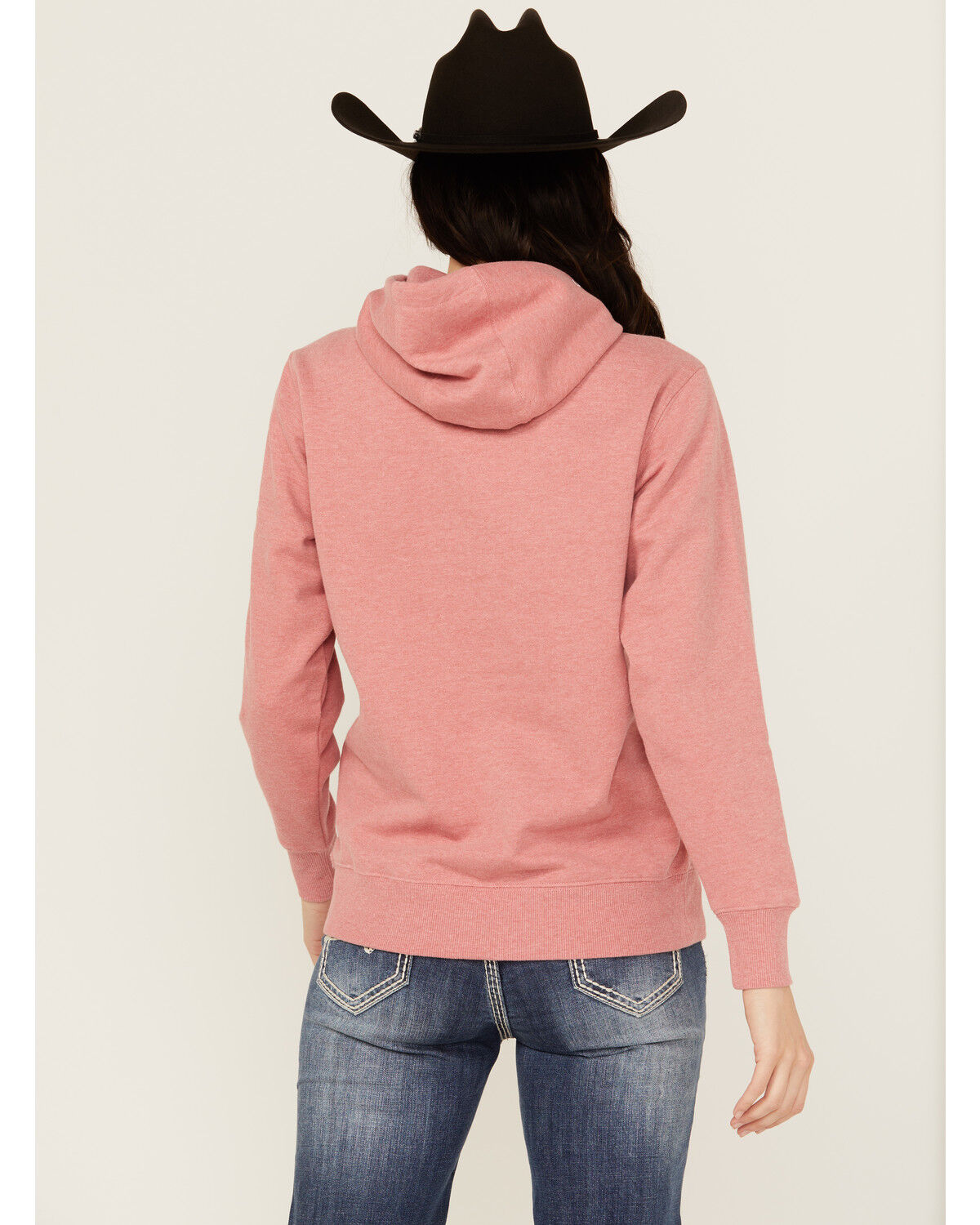 Image #4 - Ariat Women's Boot Barn Exclusive Logo Hoodie, Rose, hi-res