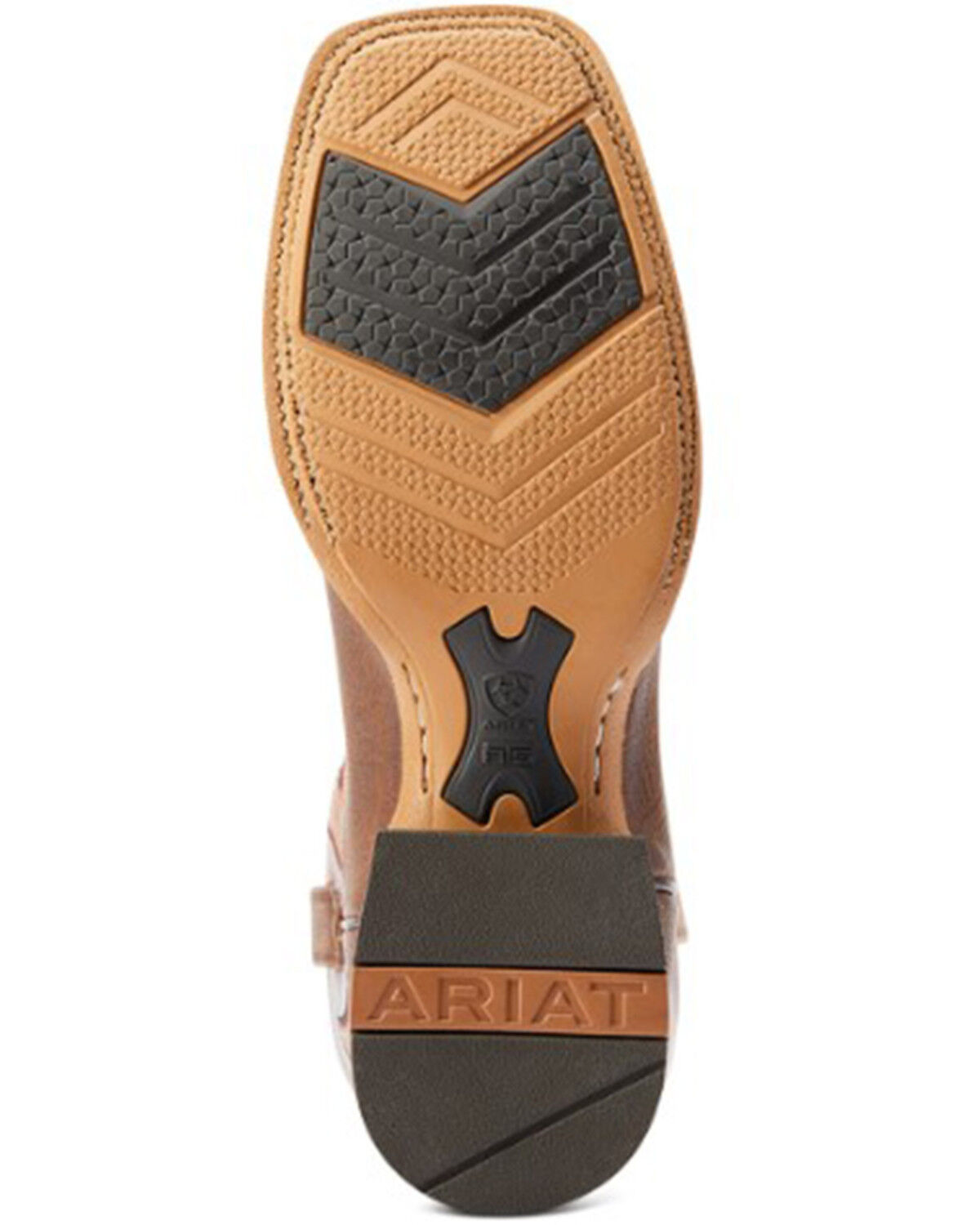 Image #5 - Ariat Men's Arena Winner Western Performance Boots - Broad Square Toe, Brown, hi-res