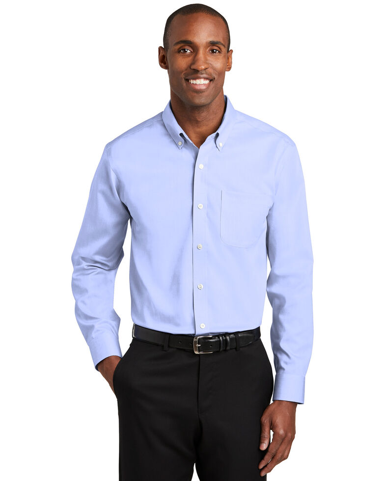 Red House Men's Blue Pinpoint Oxford Non-Iron Shirt | Sheplers