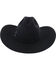 Rodeo King Men's 7X Black Felt Cowboy Hat, Black, hi-res