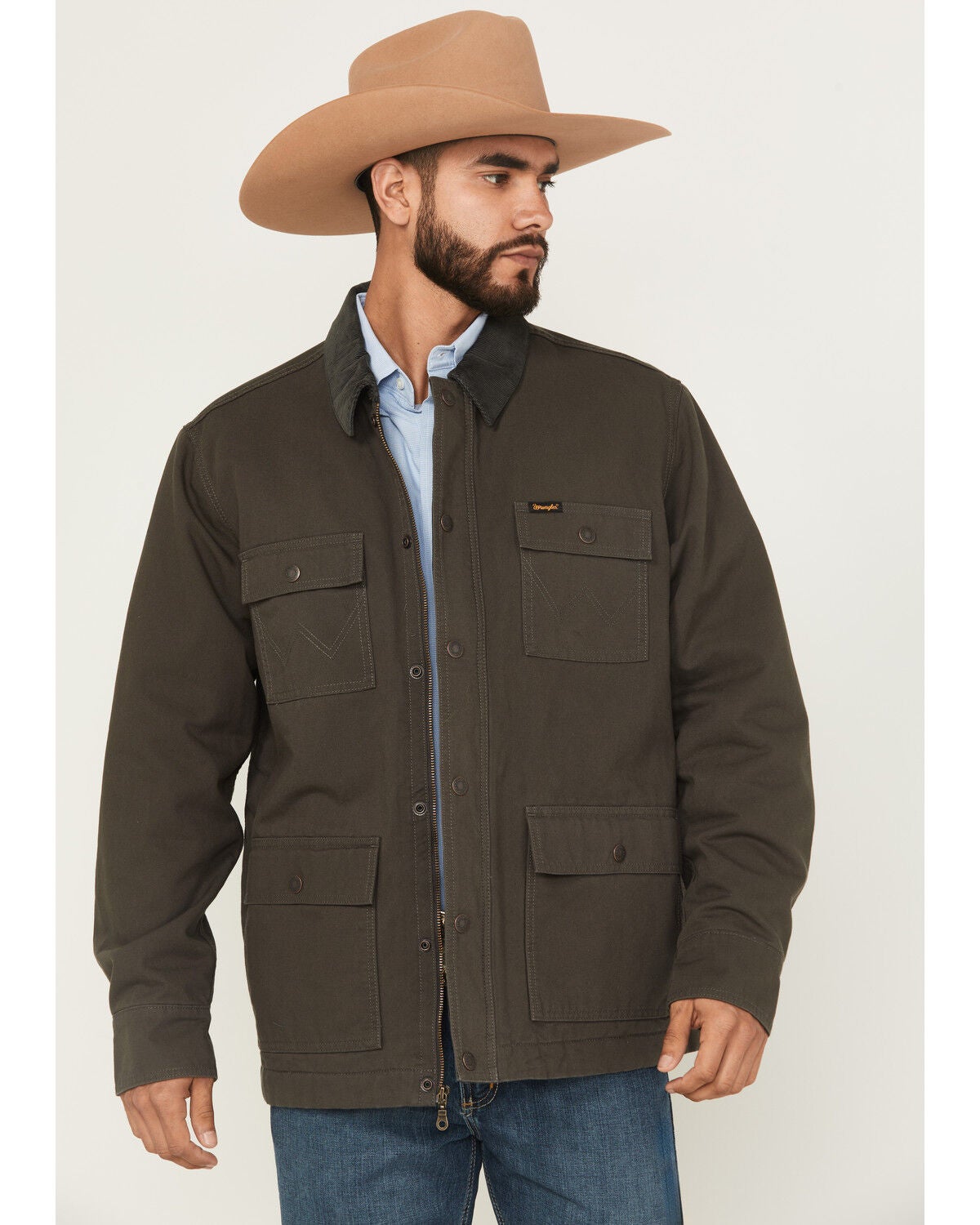 Wrangler Men's Unlined Medium Wash Denim Jacket | Sheplers