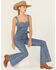 Image #1 - Show Me Your Mumu Women's Denim Jumpsuit, Blue, hi-res