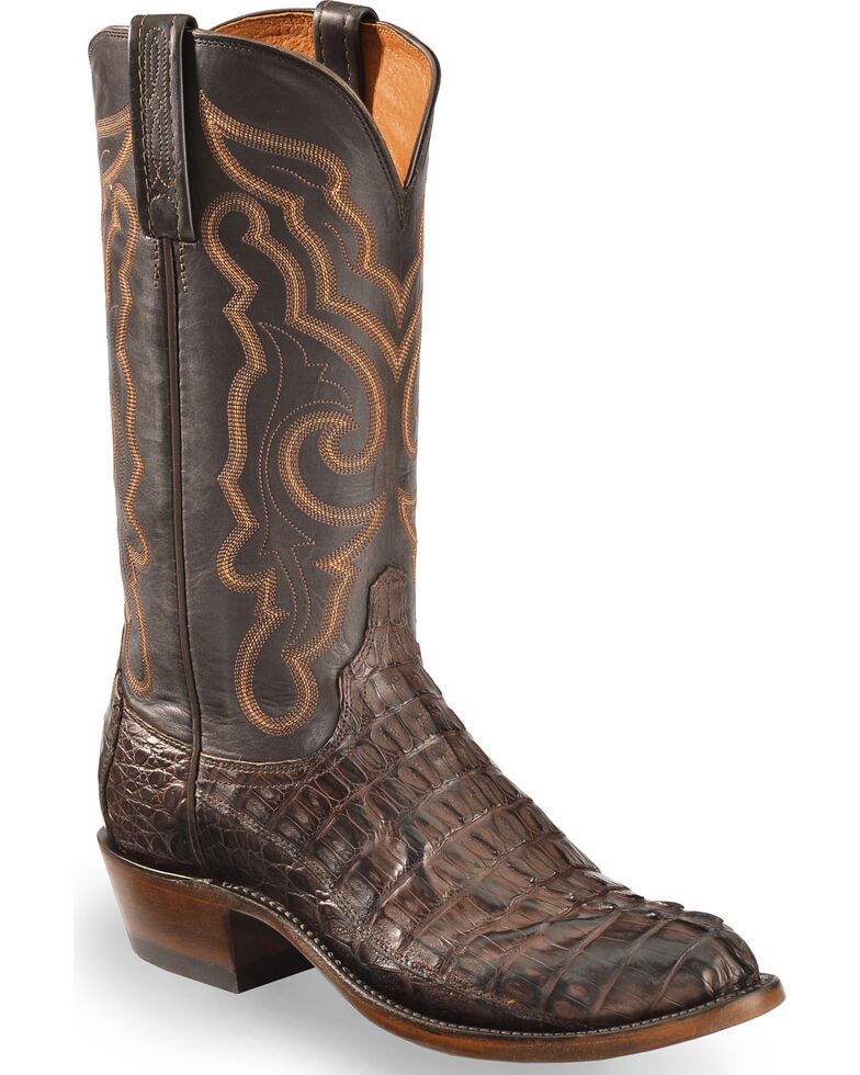 lucchese boots brown