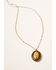 Shyanne Women's Winslow Reversible Medallion Necklace Set, Gold, hi-res