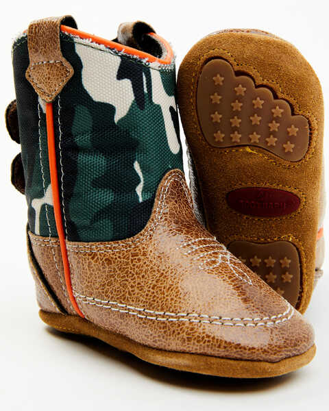 Image #2 - Cody James Infant Boys' Camo Poppet Boots, Green, hi-res