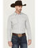 Image #1 - Cody James Men's Dandy Floral Print Long Sleeve Snap Western Shirt , White, hi-res