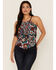 Image #1 - Idyllwind Women's Embroidered Handkerchief Tank, Turquoise, hi-res