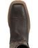 Double H Men's Dark Brown Elk Western Boots - Broad Square Toe, Chocolate, hi-res