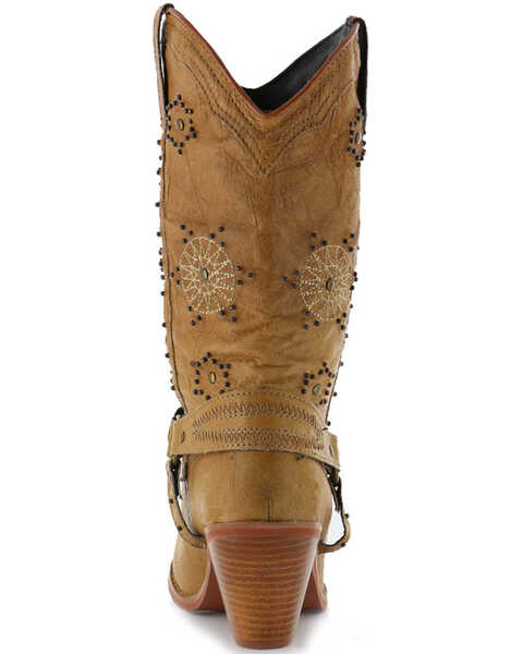 Image #7 - Dingo Women's Addie Concho Harness Boots - Round Toe, , hi-res