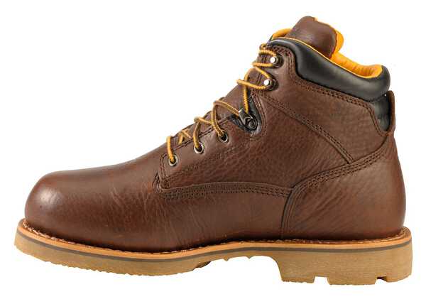 Image #3 - Chippewa Men's Waterproof & Insulated 6" Lace-Up Work Boots - Round Toe, Brown, hi-res