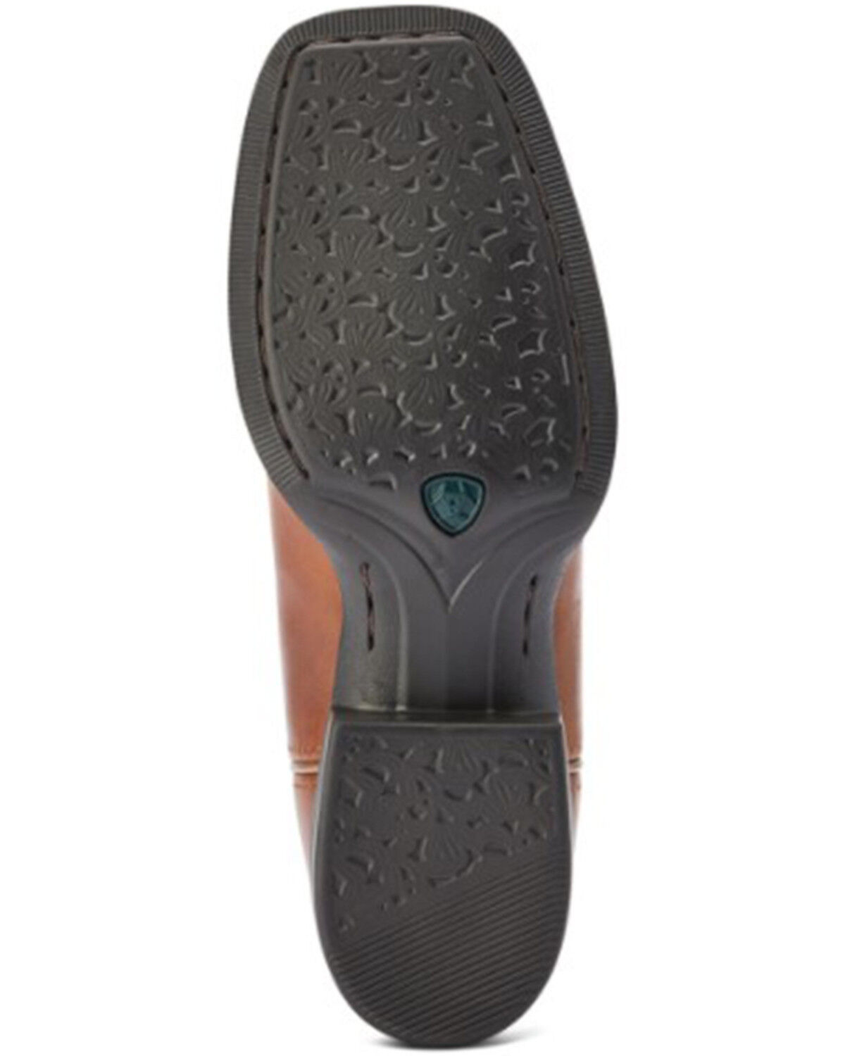 Image #5 - Ariat Women's Round Up Bliss Underlay Performance Western Boots - Broad Square Toe, Beige/khaki, hi-res