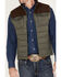 Image #3 - Hooey Men's Color Block Packable Vest, Olive, hi-res