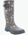 Image #1 - Western Chief Women's Garden Play Tall Rain Boots, Navy, hi-res