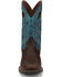 Image #4 - Justin Men's 11" Bowline Western Boots - Broad Square Toe, Brown, hi-res