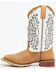 Image #3 - Laredo Women's Underlay Western Boots - Broad Square Toe , Blue/white, hi-res
