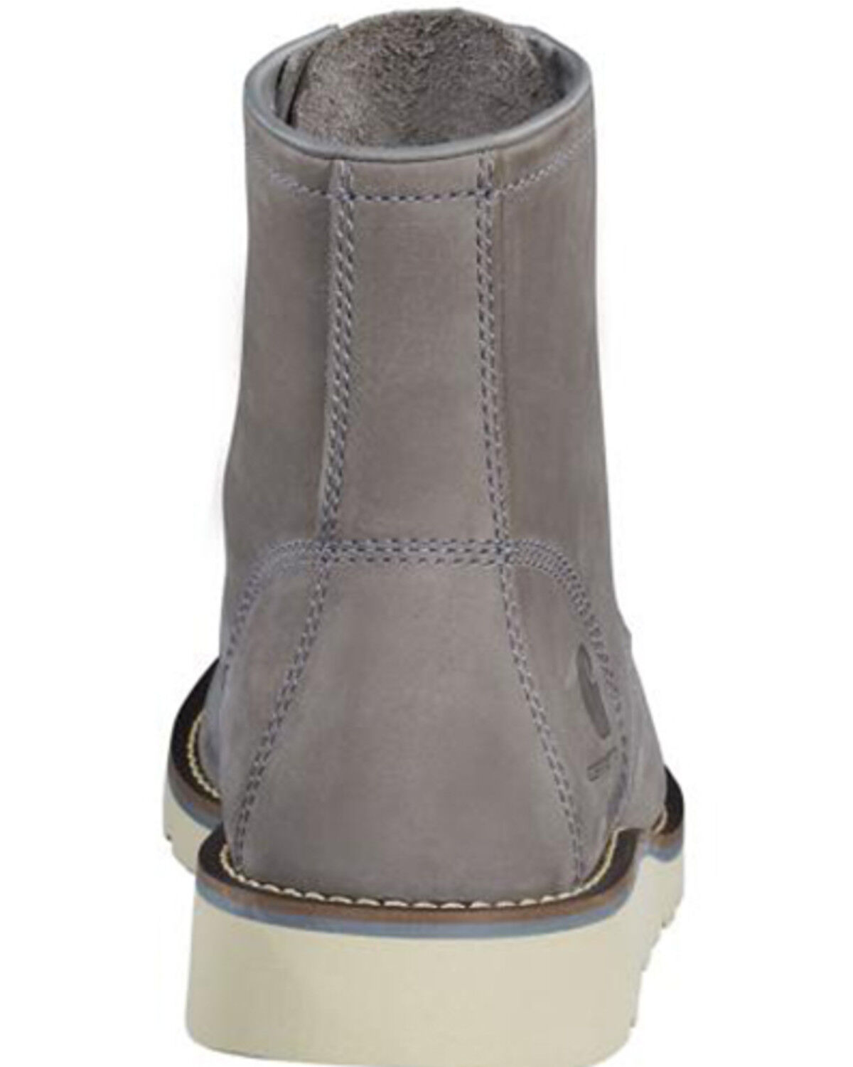 Image #4 - Carhartt Men's 6" Wedge Work Boots - Soft Toe, Grey, hi-res