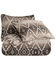 Image #3 - HiEnd Accents Chalet Southwestern Print 3 Piece Duvet Cover Set - King Size, Brown, hi-res