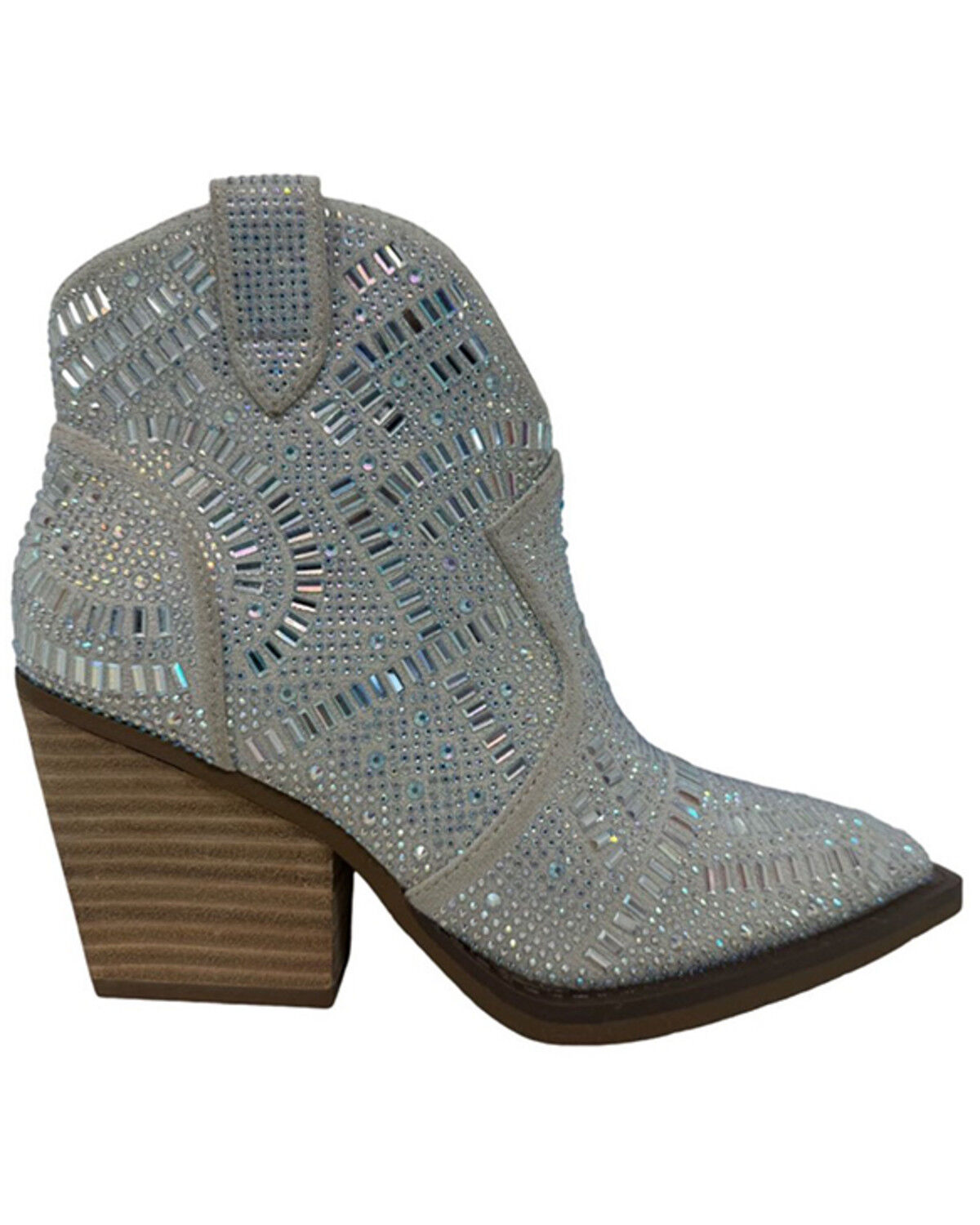 Image #1 - Very G Women's One Day Fashion Booties - Snip Toe, Cream, hi-res