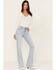 Image #2 - Idyllwind Women's Granada Gypsy High Rise Studded Side Seam Bootcut Jeans, Light Wash, hi-res